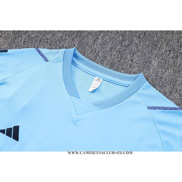 Chandal del Argentina 23-24 Manga Corta Azul - Pantalon Corto
